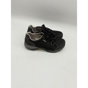 Dansko Waterproof Black Mesh Suede Lace Up Shoes‎ Women's 7
